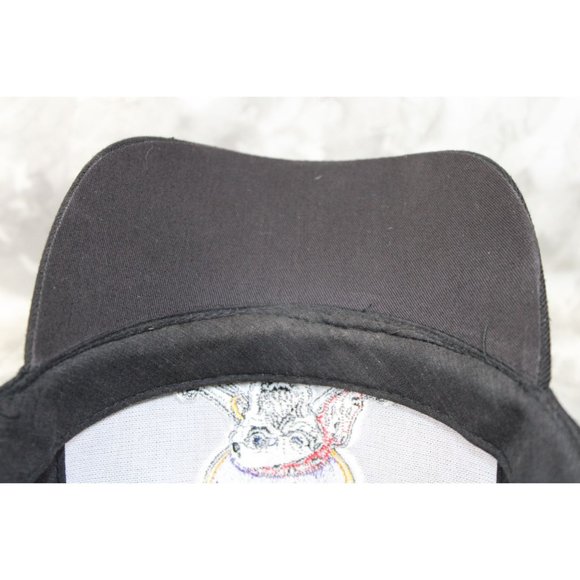 Urban Gear Embroidered Black Pirate Bad To The Bone Hat Strap Back Cap - Picture 4 of 7